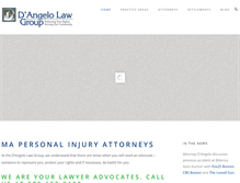 Tablet Screenshot of lawyeradvocates.com